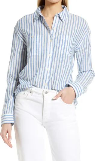 Marty Cotton Button-Up Shirt | Nordstrom