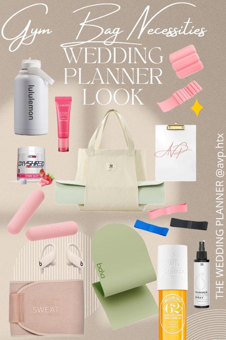 Discover My Gym Bag Favorites on LTK! 🏋️‍♀️ Packed with Bala gear for an effective workout, refreshing essentials, and my go-to comfort items. Shop these must-haves and elevate your gym routine, all recommended by ‘The Wedding Planner.’ #GymBagEssentials #TheWeddingPlannerPicks

#LTKfindsunder100 #LTKfitness #LTKsalealert