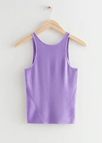 Lurex Tank Top - Lilac - & Other Stories | & Other Stories US
