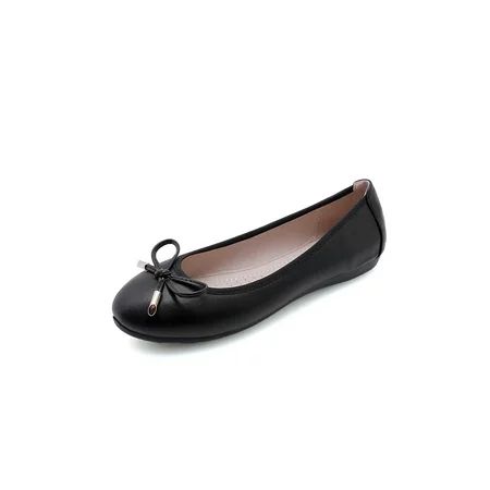 Wazshop LADIES FLAT BALLET BALLERINA PUMPS WOMENS WORK OFFICE SCHOOL DOLLY SHOES | Walmart (US)