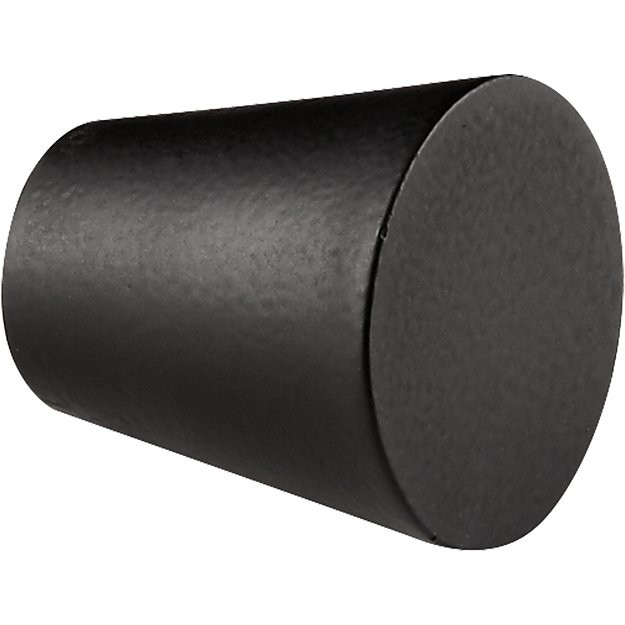 taper matte black knob | CB2