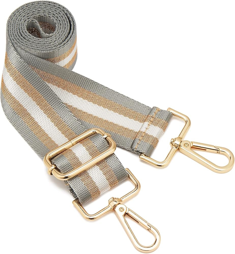 Wide Shoulder Strap Adjustable Replacement Belt Crossbody Canvas Bag Handbag | Amazon (US)