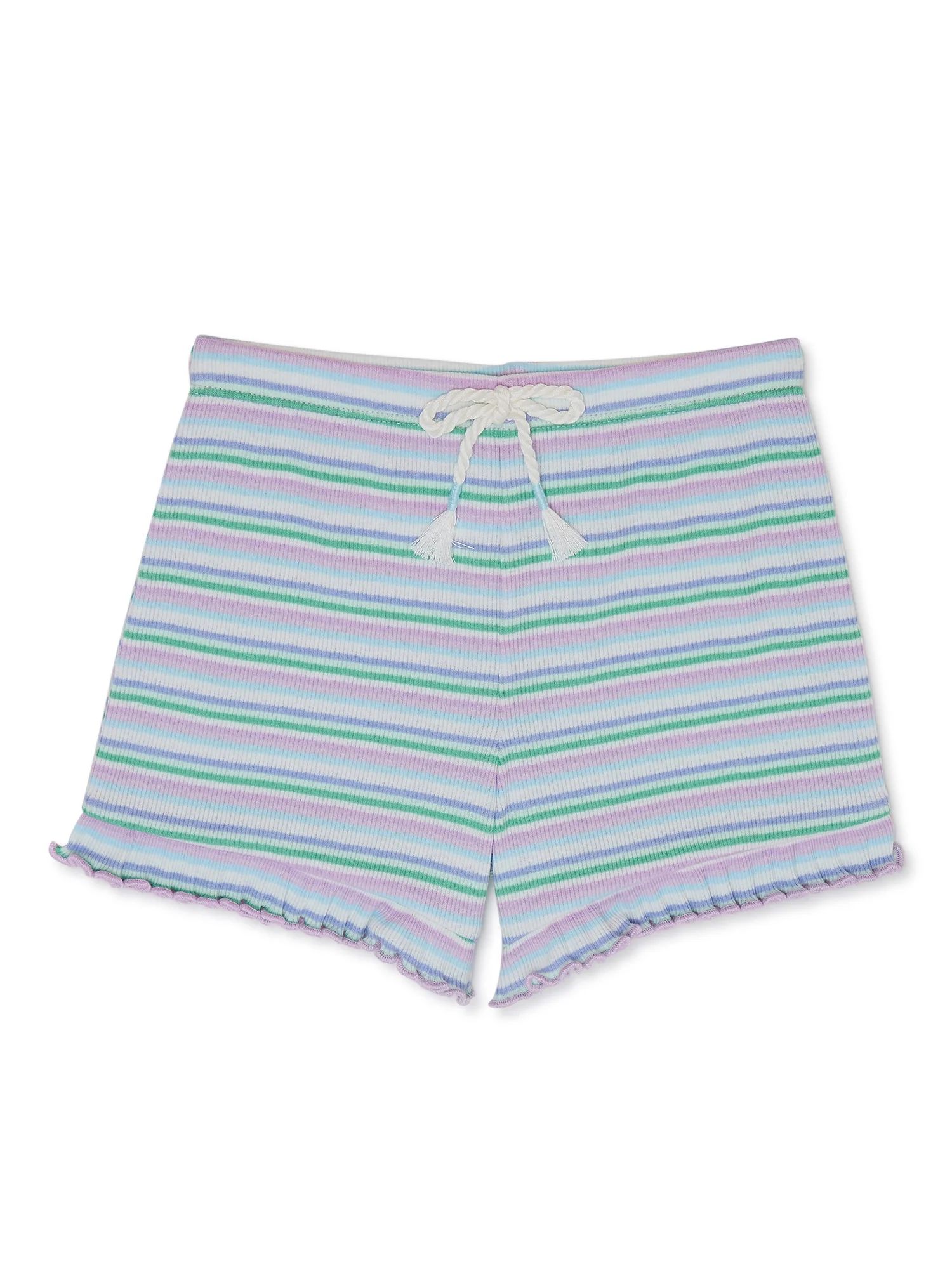 365 Kids From Garanimals Girls Print Ruffle Short Sizes 4-10 | Walmart (US)