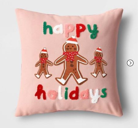 Christmas throw pillows at Target! Christmas decor! 