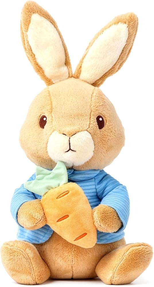 Beatrix Potter Peter Rabbit Plush with Carrot, 13 Inch Soft Stuffed Animal, Classic Peter Rabbit ... | Amazon (US)