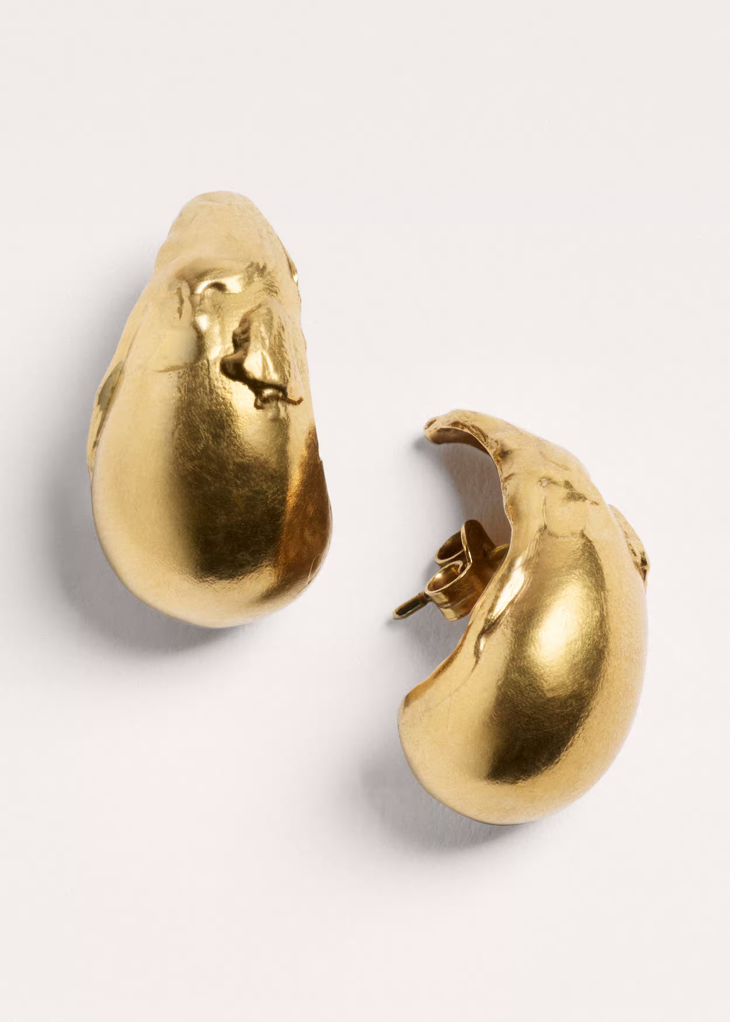 The Abundant Dream Hoop Earrings 24kt Gold-Plated Recycled Bronze | ME+EM Global (Excluding US)