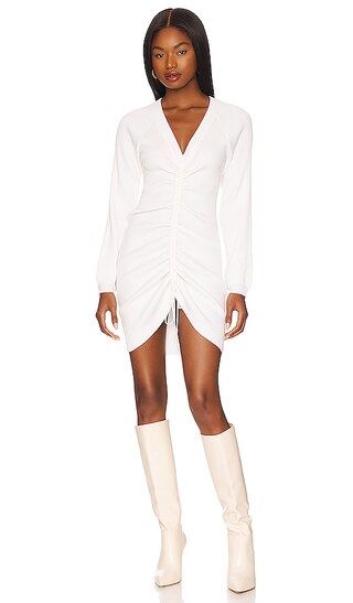 Sophie Mini Dress in White | Revolve Clothing (Global)