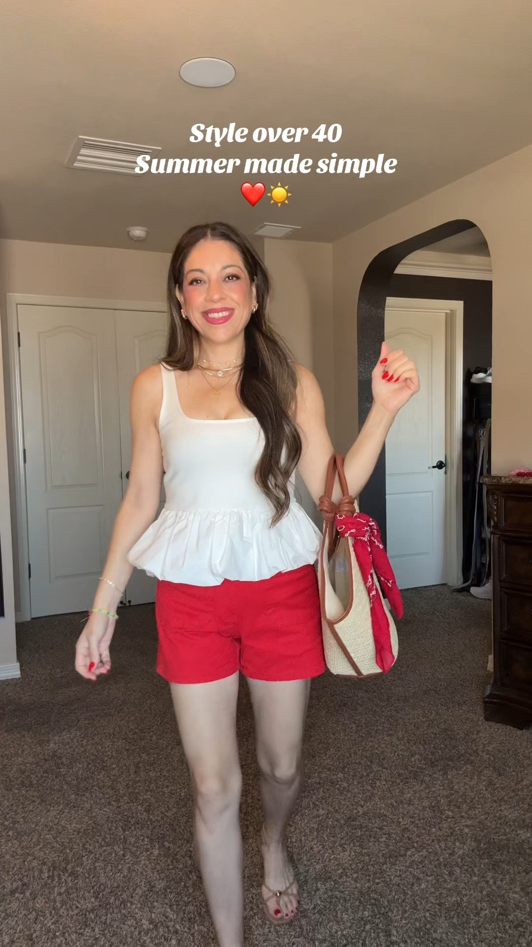 Easy summer casual outfit my top is from last year and it is not available, but I linked very similar one.

#LTKOver40 #LTKSeasonal #LTKmomlife