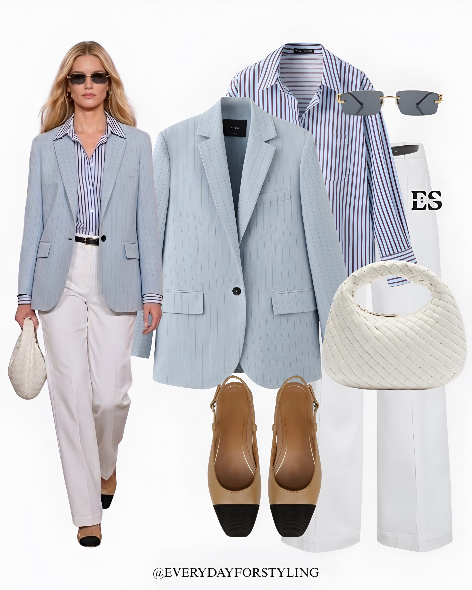 Light blue blazer outfit for a fresh spring workwear style 🩵

two tone slingbacks outfit, workwear outfit ideas women, office outfit inspiration women, spring work outfits women, business casual outfits women, slingback heels outfit women, professional outfit ideas women, blazer work outfit women, tailored suit outfit women, elegant office style women, minimalist work outfits women, classic workwear outfits women, neutral work outfits women, chic office outfits women, smart casual work outfits women, spring style, summer outfit ideas, how to wear, what to wear, ways to style, everydayforstyling

#zara #workwearstyle, #officeoutfits, #outfitinspiration, #springstyle, chicstyle

#LTKWorkwear #LTKootd #LTKSeasonal