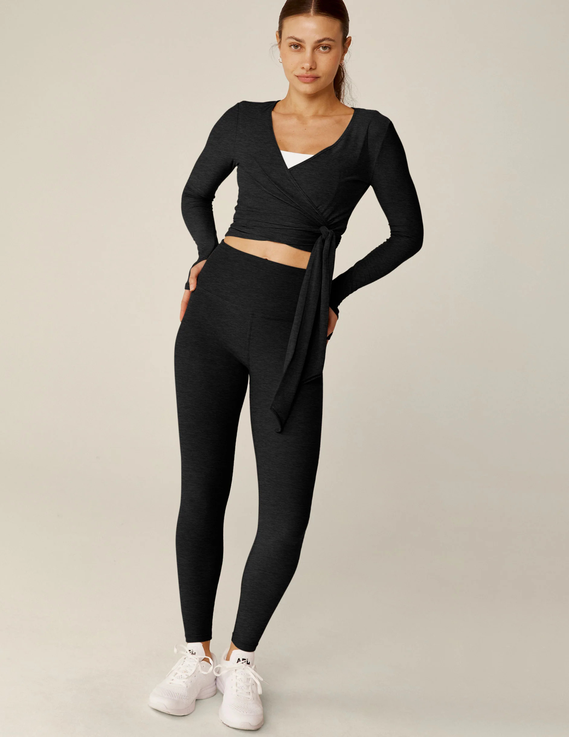 Featherweight Waist No Time Wrap Top | Beyond Yoga | Beyond Yoga