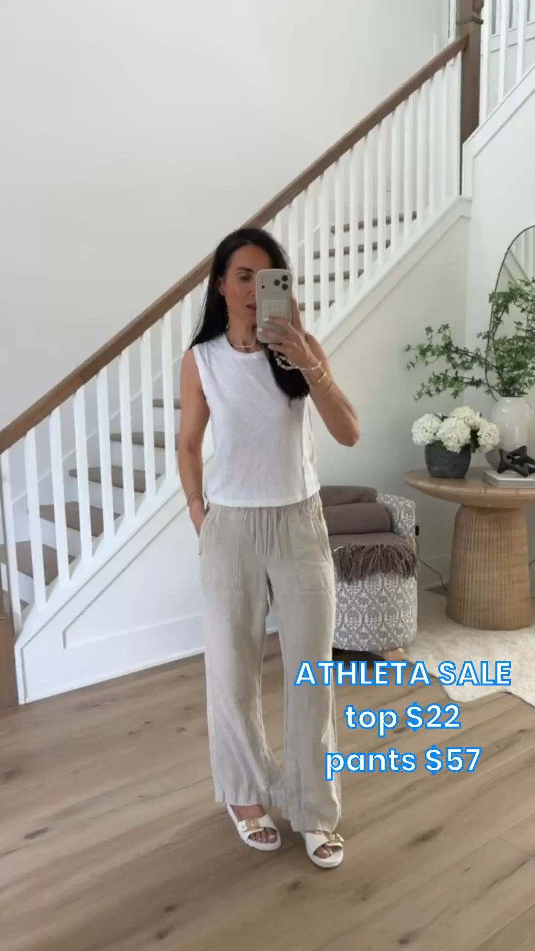 ATHLETA SALE.

linen pants outfit, casual summer outfit, neutral outfit, comfy chic style, everyday outfit, vacation outfit, effortless style, athleta sale, annabrstyle

#LTKSaleAlert #LTKOver40 #LTKActive