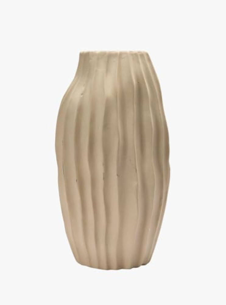 Taupe Fluted Vase | Amazon (US)