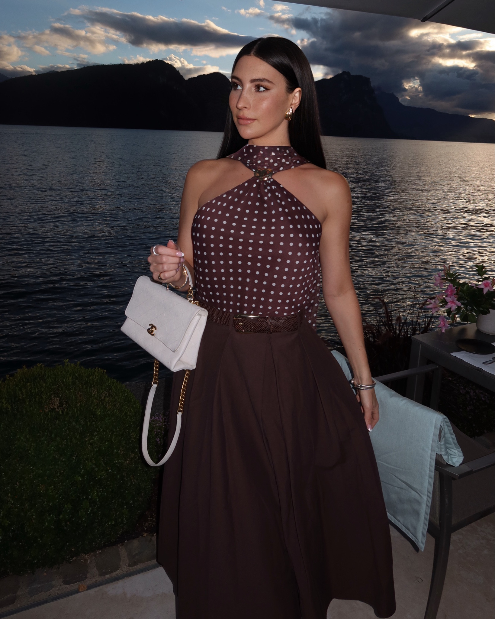 Chic brown & white vacation moment at Park Hotel Vitznau in Switzerland.

#LTKStyleTip #LTKTravel #LTKFindsUnder100