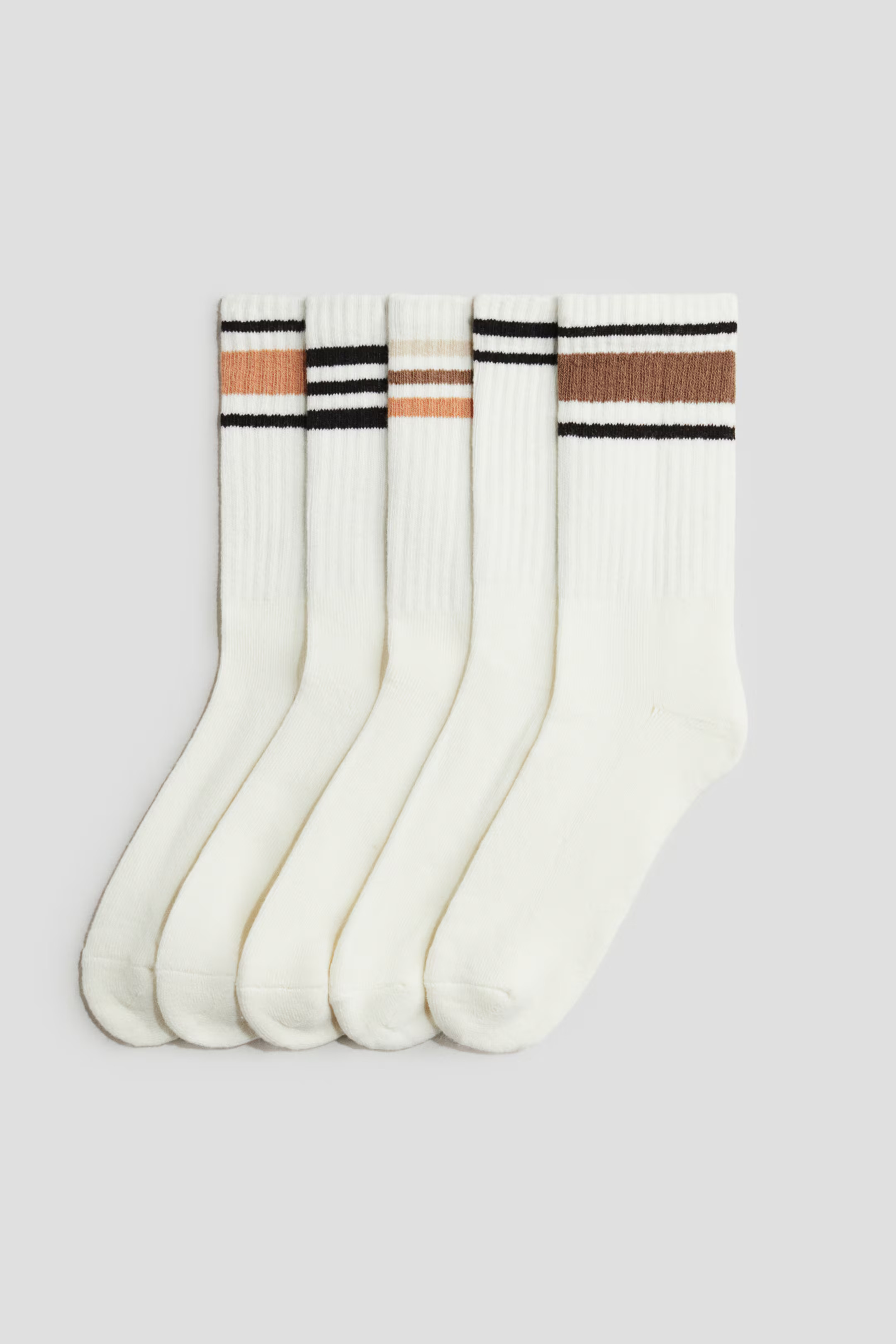 5-pack Ribbed Socks | H&M (US + CA)