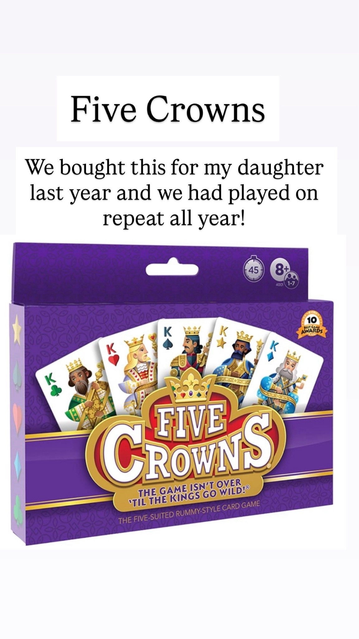 Give Crowns game is the best for families  

#LTKmomlife