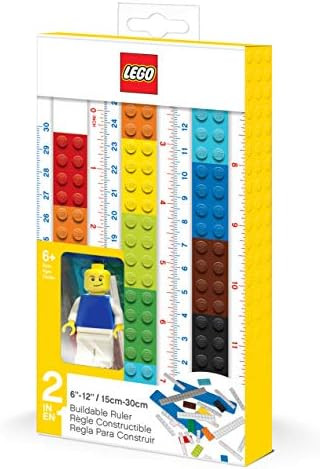 Lego Stationery Buildable Ruler with Minifigure | Amazon (US)