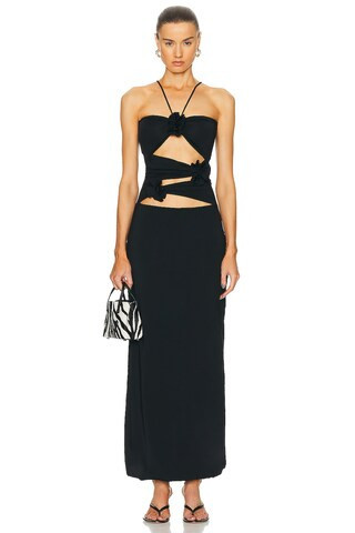 Maygel Coronel Veranera Dress in Black - Black. Size all. | FWRD 