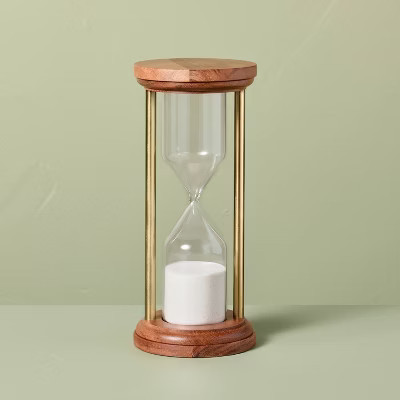 7.75" Tabletop Decorative Hourglass - Hearth & Hand™ with Magnolia | Target