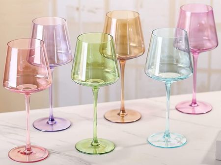 Colored wine glass set under $100

#LTKhome #LTKGiftGuide #LTKFind