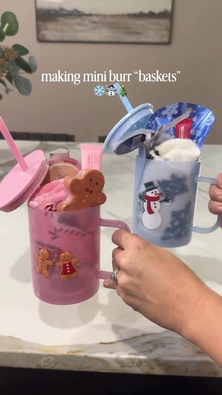 Mini Burr “Baskets” for your besties, teachers, neighbors, whoever! I love these mugs and they are less than $5! Follow + comment “burr” (no capitals) for a link! ✨MUST BE FOLLOWING FOR THE LINK TO COME THROUGH✨