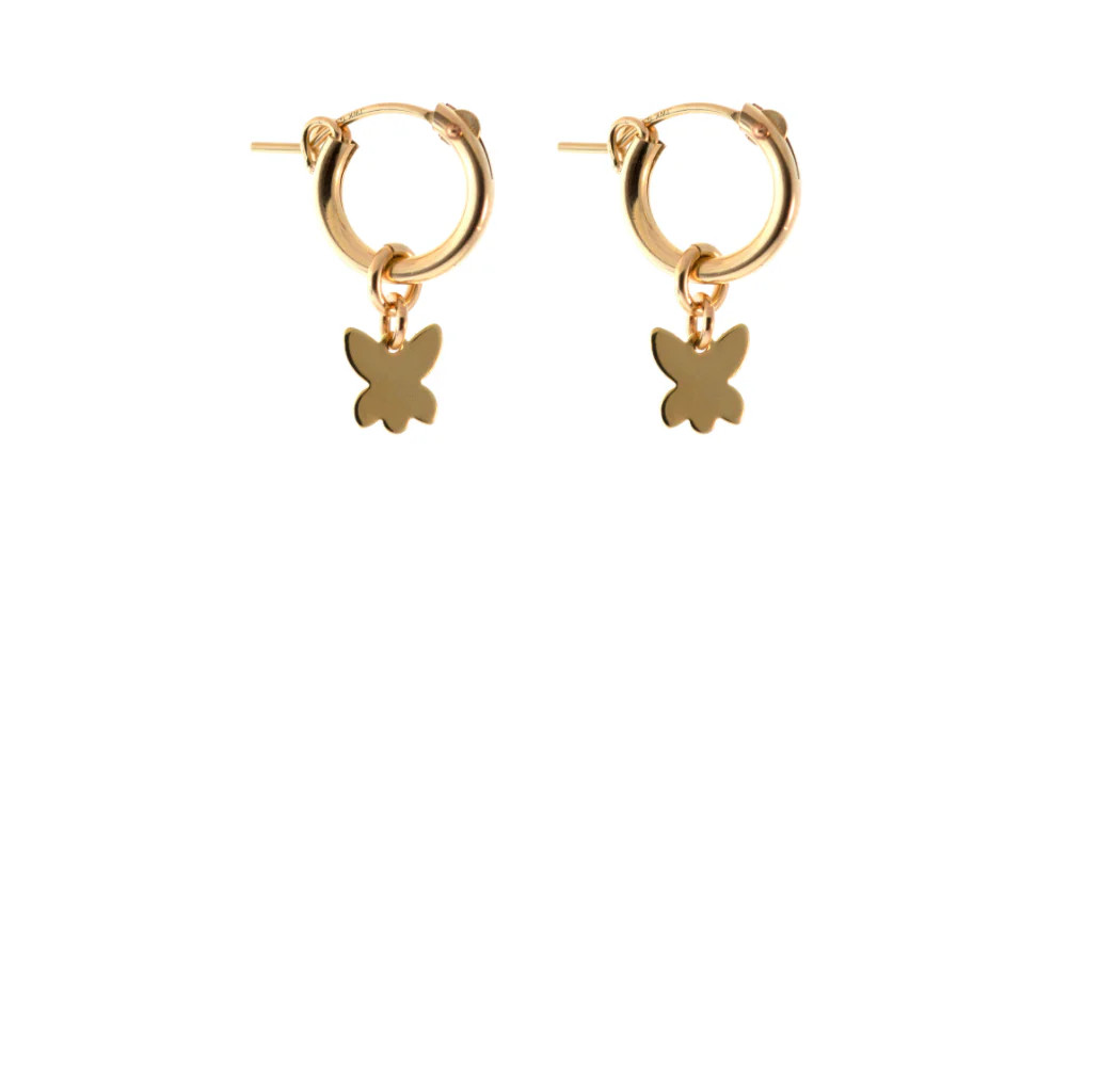 Butterfly Mini Hoops | Judith Bright Jewelry