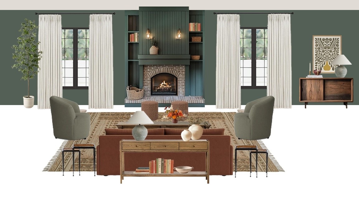 Designing a beautiful, welcoming living room when your front door opens right into it— tips and inspiration over on the blog www.abigailamira.com.

#LTKSeasonal #LTKHome #LTKFamily