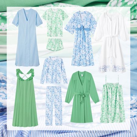 Flora to fawn over perfectly describes LAKE’S new collection of pajamas for summer. Absolutely no surprise that I loved the color combo included and especially the blue and white patterned pieces! I took a medium in the pajamas but a small in the green dress I decided to try. It’s a style I will definitely be wearing out of the house 💙💚

#LTKunder100 #LTKwedding #LTKGiftGuide