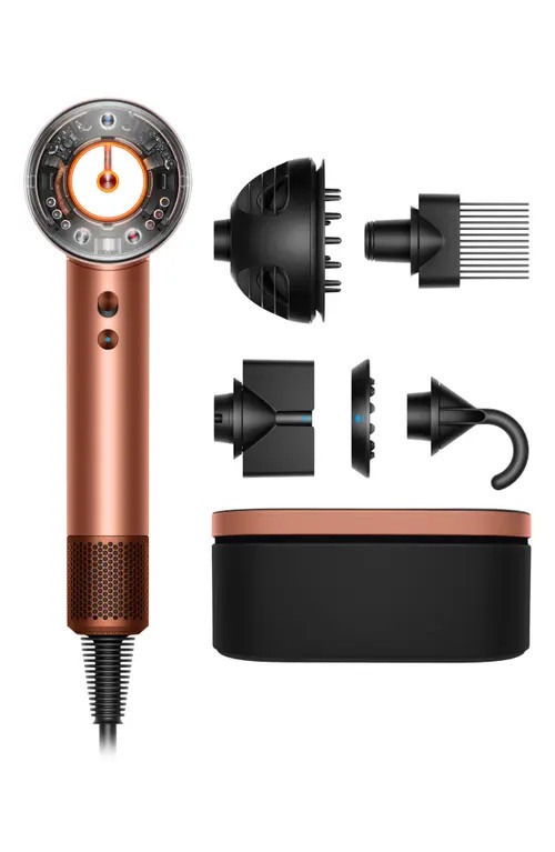Dyson Special edition Supersonic Nural™ Hair Dryer in Amber silk at Nordstrom | Nordstrom