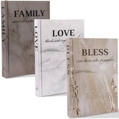 Modern Aesthetic & Elegant Decorative Books for Home Decor | Wayfair North America