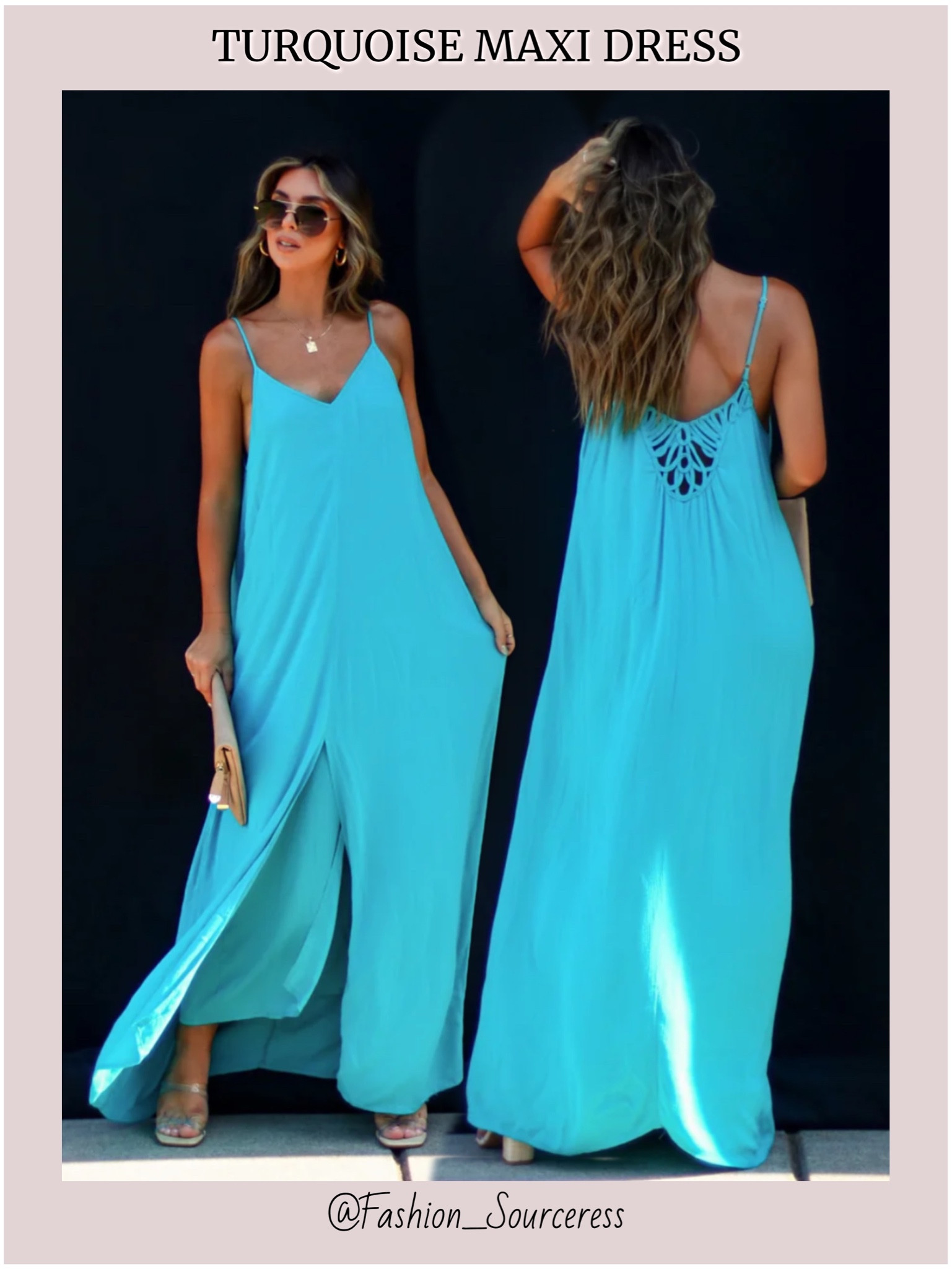 Hot summer turquoise dresses Outlet