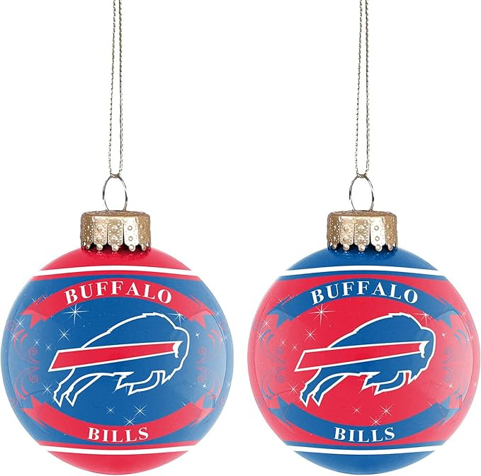 Amazon.com: Buffalo Bills NFL 2019 Glass Ball Ornament - 2 Pack : Everything Else | Amazon (US)