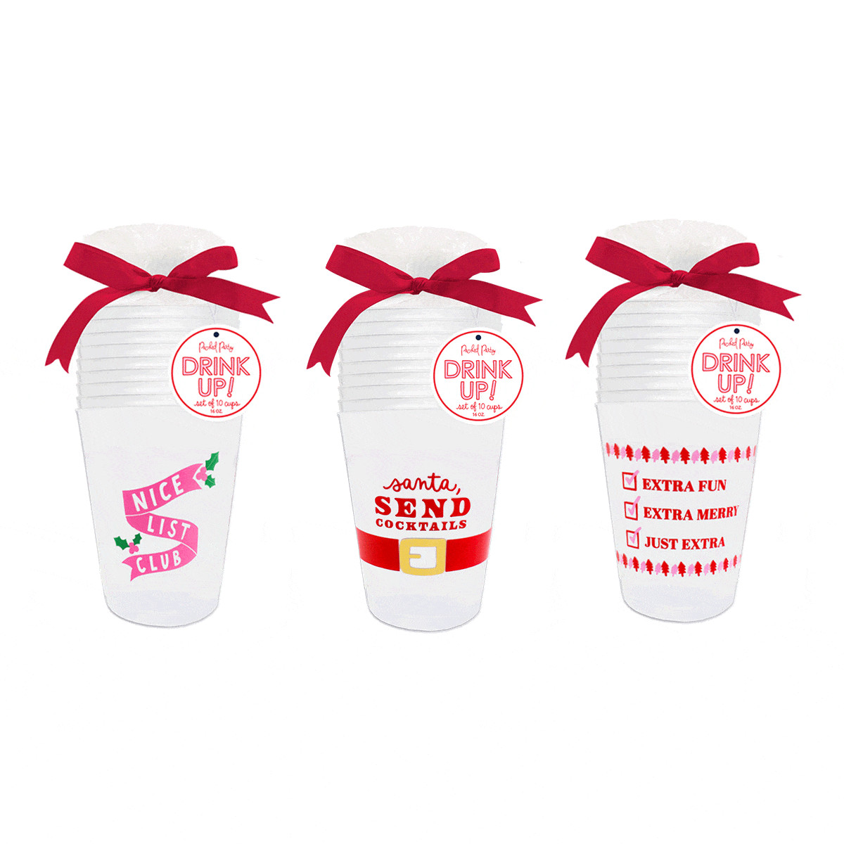 Holiday Cheers Shatterproof Cupstack Bundle | Packed Party