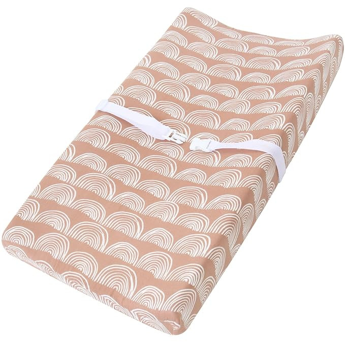 LifeTree Diaper Changing Pad Cover for Boys Girls - Soft Muslin Fitted Changing Table Sheets - 16... | Amazon (US)