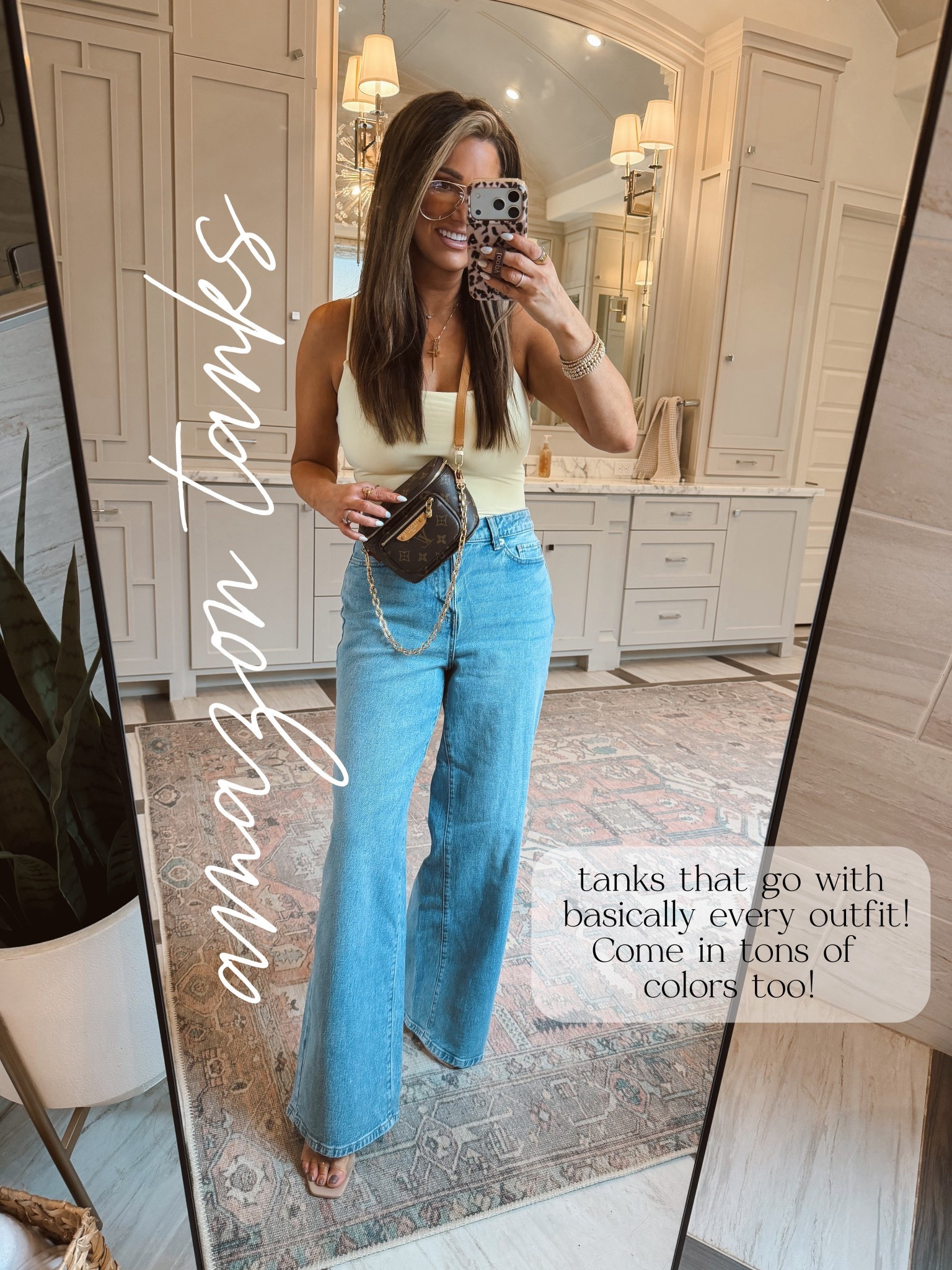 This butter yellow tank is so perfect for spring. I wear a size a medium.

#LTKootd #LTKSpringSale #LTKSaleAlert