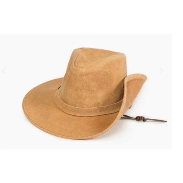 Women's Minnetonka Aussie Cowboy Hat Small Tan | Scheels