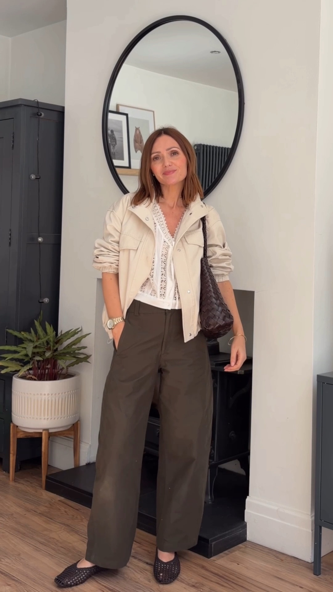 One from the weekend! I wear a 6 in the top, xs in the trousers and an 8 in the jacket. Linked some alternatives at different price points! 

Barrel leg trousers, bomber jacket, summer outfits, spring outfits 

#LTKspring #LTKuk