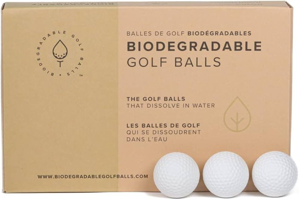 Biodegradable Golf Balls | Water Dissolvable Golf Balls, Eco Friendly Golf Gift | Water Soluble f... | Amazon (US)