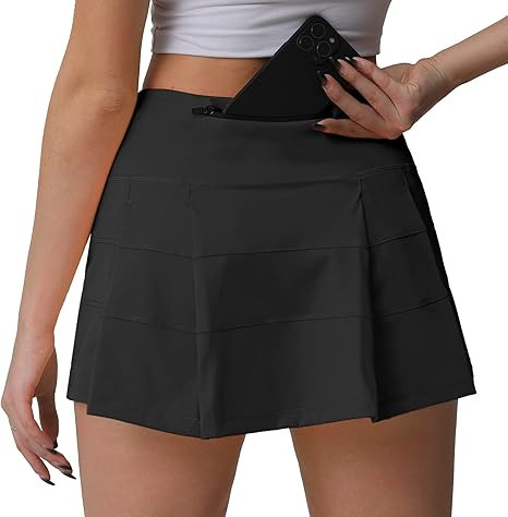 Husnainna High Waisted Pleated Tennis Skirt with Pockets Athletic Golf Skorts for Women Casual Wo... | Amazon (US)