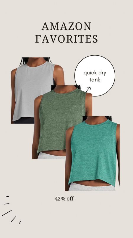 Amazon activewear 
Quick dry tanks on deal
Deal of the day 
Amazon fashion 

#LTKSaleAlert #LTKFitness #LTKActive