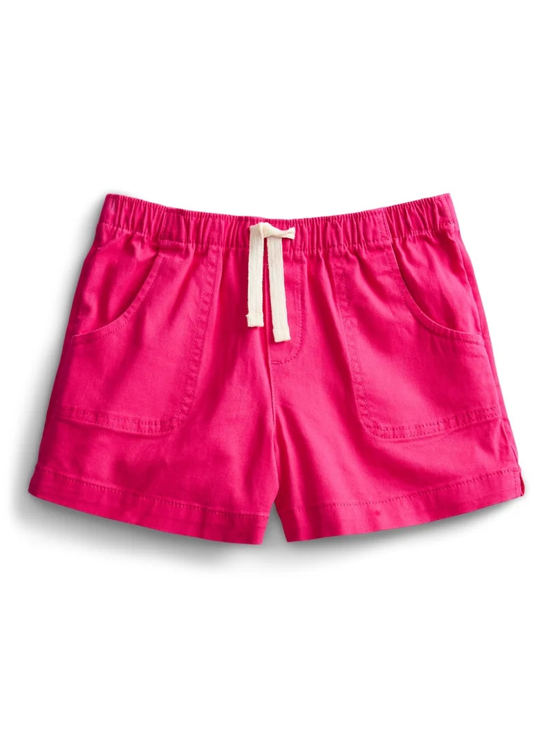 Wonder Nation Girls Pull-On Shorts, Sizes 4-18 & Plus | Walmart (US)