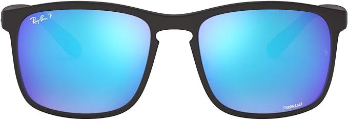 Ray-Ban Men's Rb4264 Chromance Mirrored Square Sunglasses | Amazon (US)