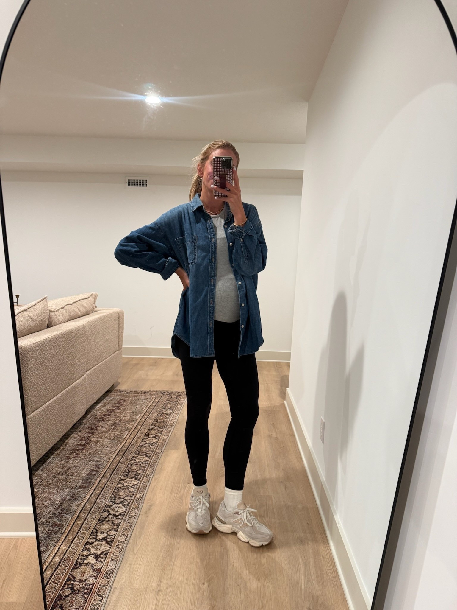 Today’s outfit for appointments all day! Kept it comfy 🩶 We’re so close to baby being here!

#LTKBump #LTKootd #LTKTall