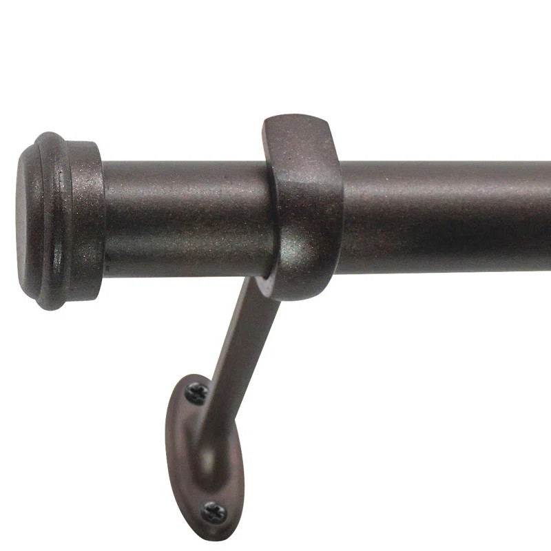 End Cap Single Curtain Rod & Hardware Set | Wayfair North America