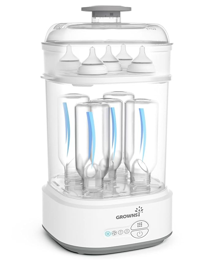 GROWNSY Bottle Sterilizer and Dryer, Compact Electric Steam Baby Bottle Sterilizer (Esterilizador... | Amazon (US)