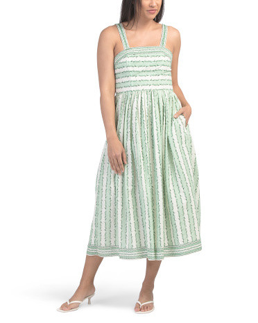 Sleeveless Midi Dress With Pockets | TJ Maxx