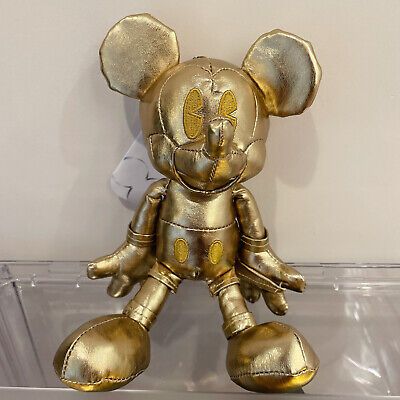 Authentic Disney Shanghai Mickey mouse golden color Small Plush keychain  | eBay | eBay US