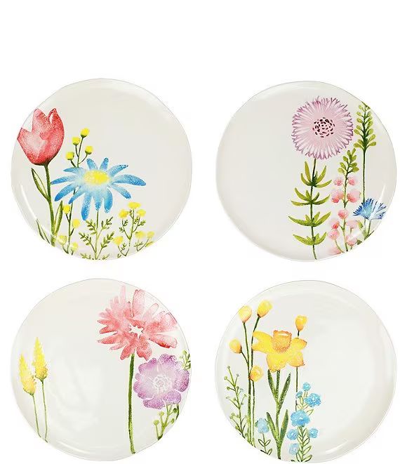 Fiori Di Campo Assorted Dinner Plates, Set of 4 | Dillard's