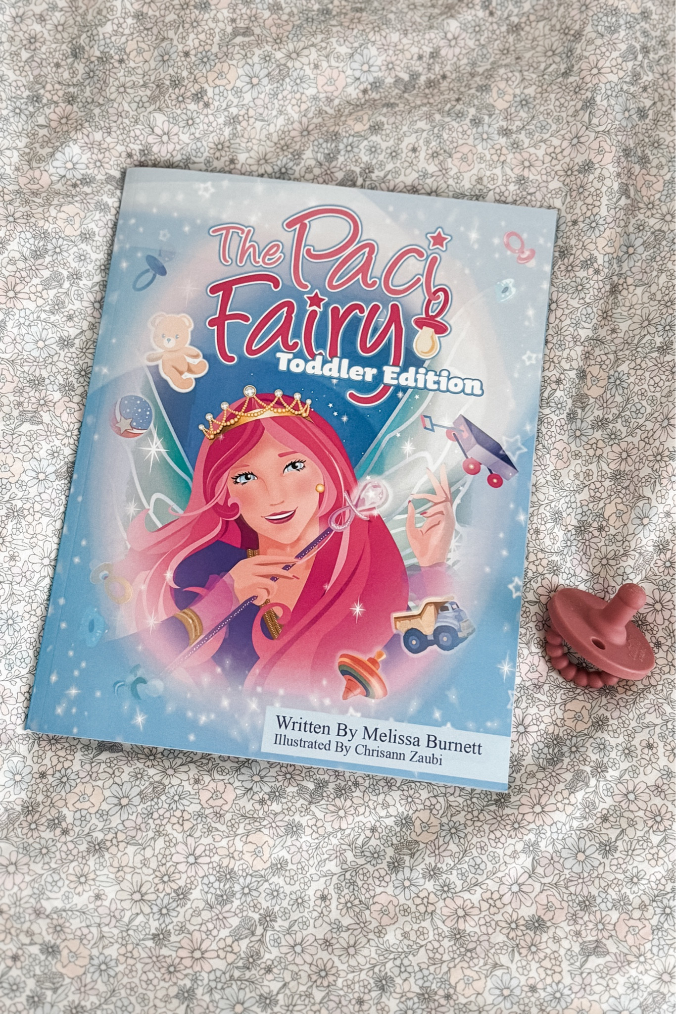 We utilized the Paci Fairy story to help our #LTKToddler part with her pacifier — it was a really tough few days for her, but we made it through. It’s been a few weeks now and she’s doing great without it! 

This book isn’t the highest quality or anything, but it helps kiddos to have visuals and stories to process these kinds of transitions. We also read Lovevery’s “Goodbye, Paci!” book to Sophie a lot, which was helpful as well.

#LTKBaby
