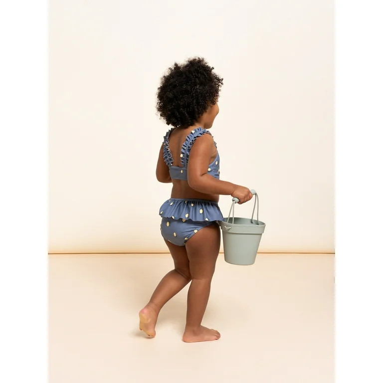 Modern Moments by Gerber Toddler Girl Ruffle Swimsuit, 12M-5T | Walmart (US)
