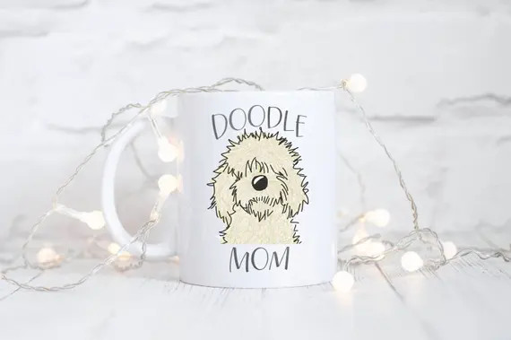 Doodle Mom Mug - Dog Mom Gift - Fur Mom - Golden Doodle Mom - Labradoodle Mug - I love my Golden Doo | Etsy (US)